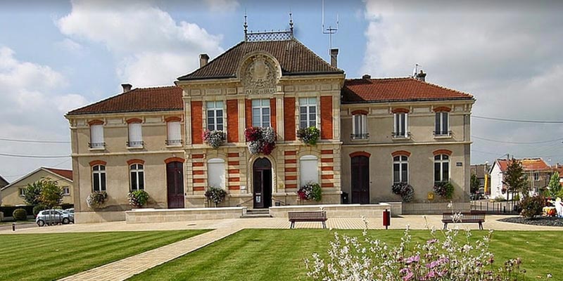 Vue aérienne de Bras-sur-Meuse